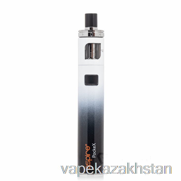 Vape Kazakhstan Aspire PockeX AIO Starter Kit [ANNI] Black / White Gradient